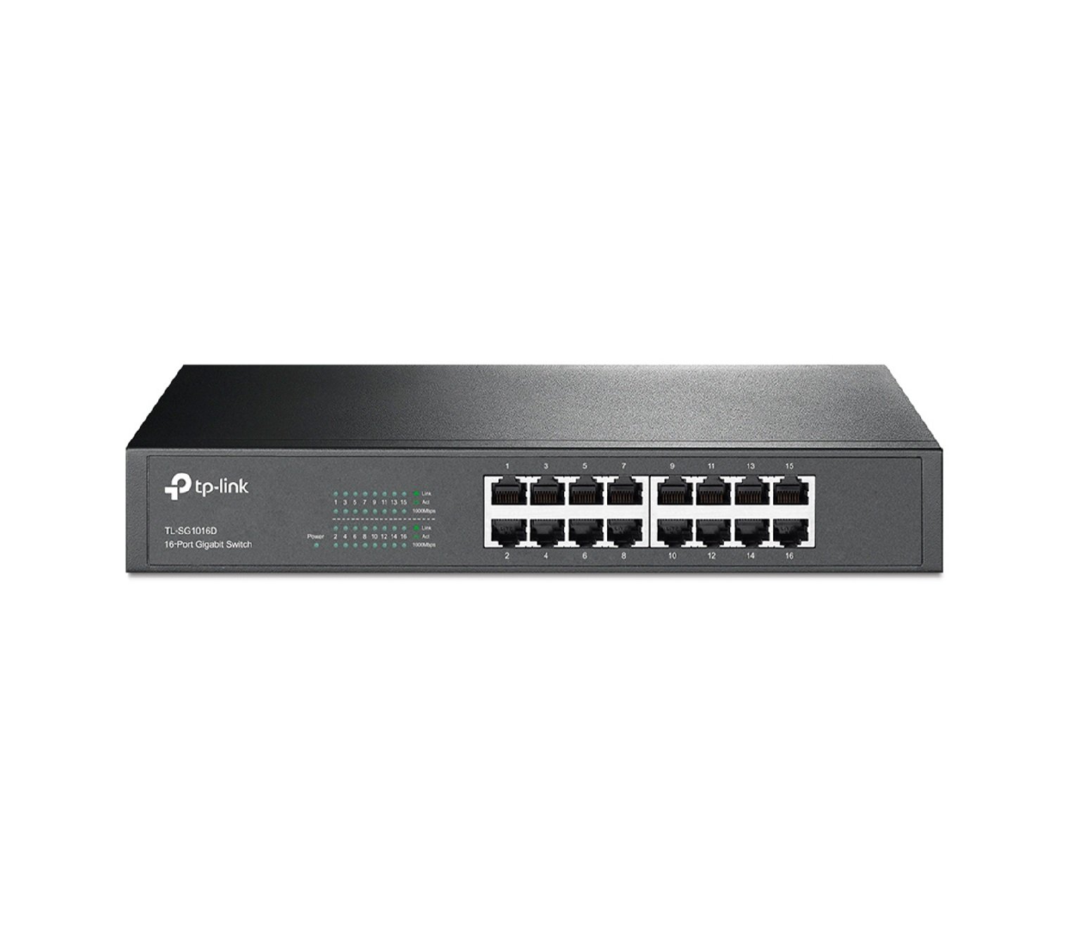 TP-LINK TL-SG1016D Brand New 16-Port Gigabit Desktop/Rackmount Switch ...