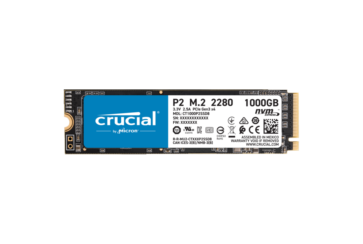 CRUCIAL CT1000P2SSD8 1TB SSD NVME M.2